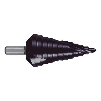 RECA Stufenbohrer HSS/TiAlN Größe 9 Ø 6,3 - 37 mm