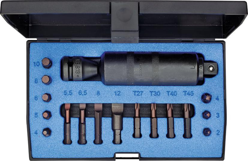 GEDORE Handschlagschraubendreher-Satz K1900/018 komplett in Kassette 18-teilig