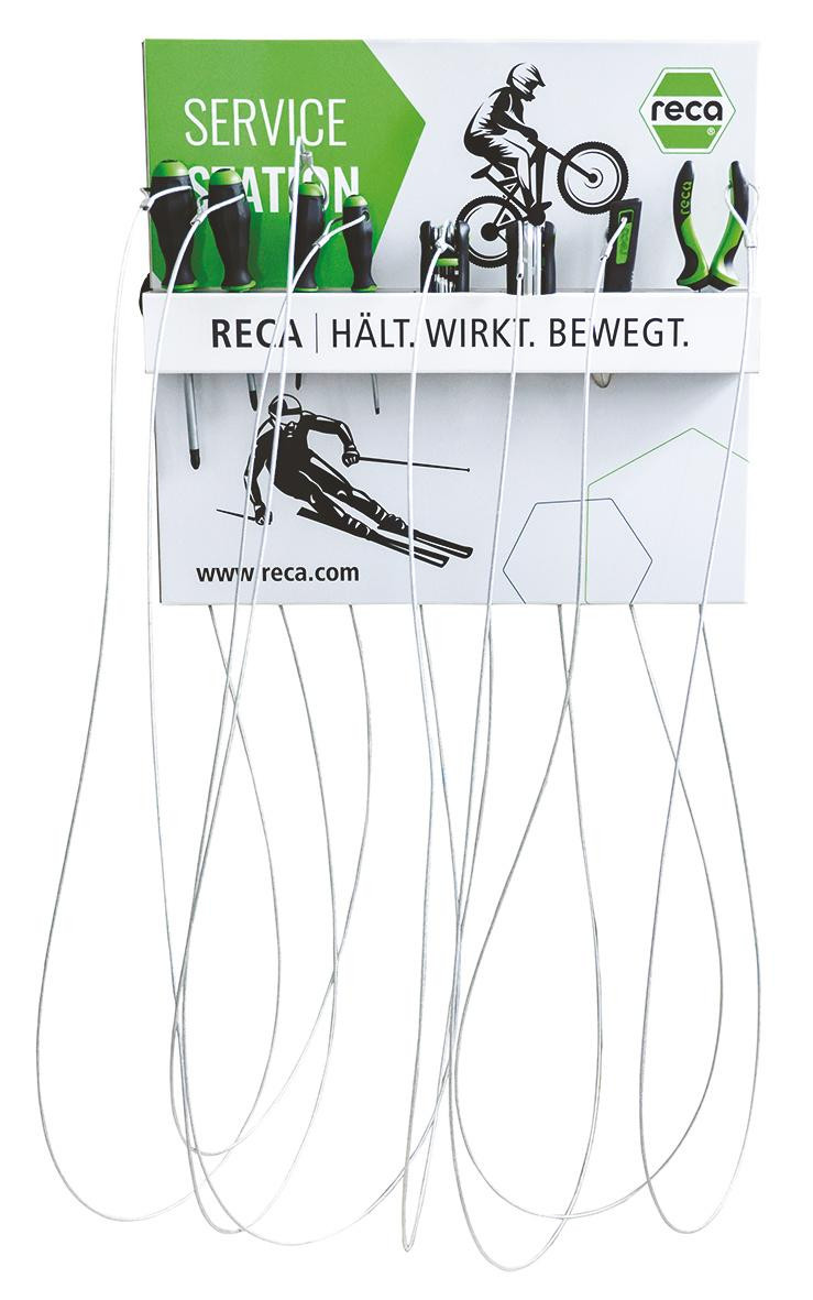 RECA Bike & Ski Servicetafel aus Edelstahl inklusive Werkzeug