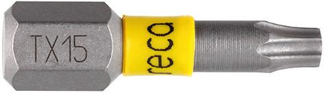 RECA TORSIONS-BIT 1/4" TX 15 X 25 MM