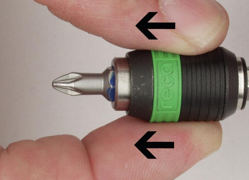 RECA Bit-Click Bithalter 1/4" 100 mm mit Magnet