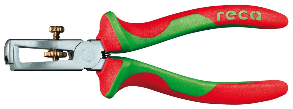 RECA Abisolierzange mit 2-Komponenten-Griff VDE-isoliert 160 mm