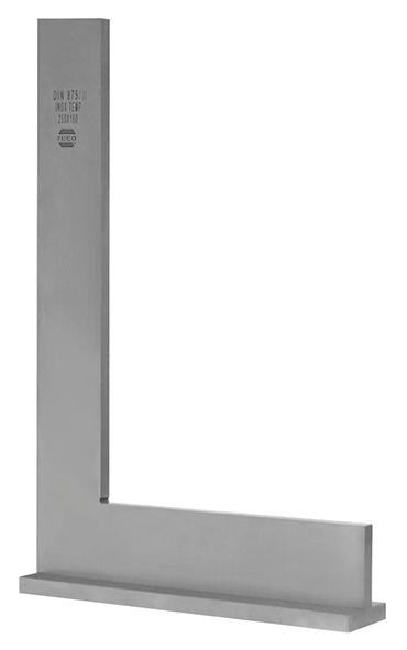 Präzisions-Werkstattwinkel DIN875 Genauigk.1, mit Anschlag, Schenkell. 200 x 130 mm