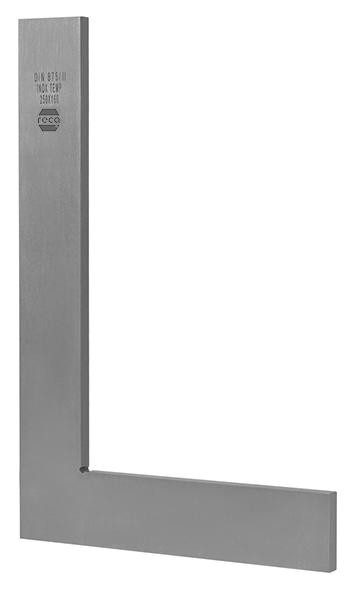 Werkstattwinkel DIN 875 Genauigkeit 2, ohne Anschlag, Schenkellänge 300 x 175 mm