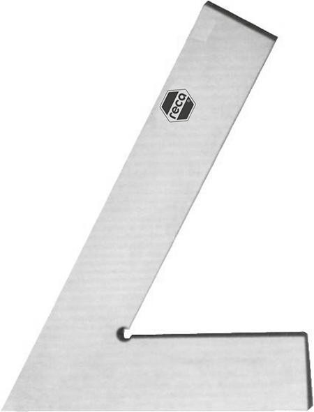 Gehrungswinkel, ohne Anschlag, Winkel 45°, Schenkellänge 150 x 100 mm