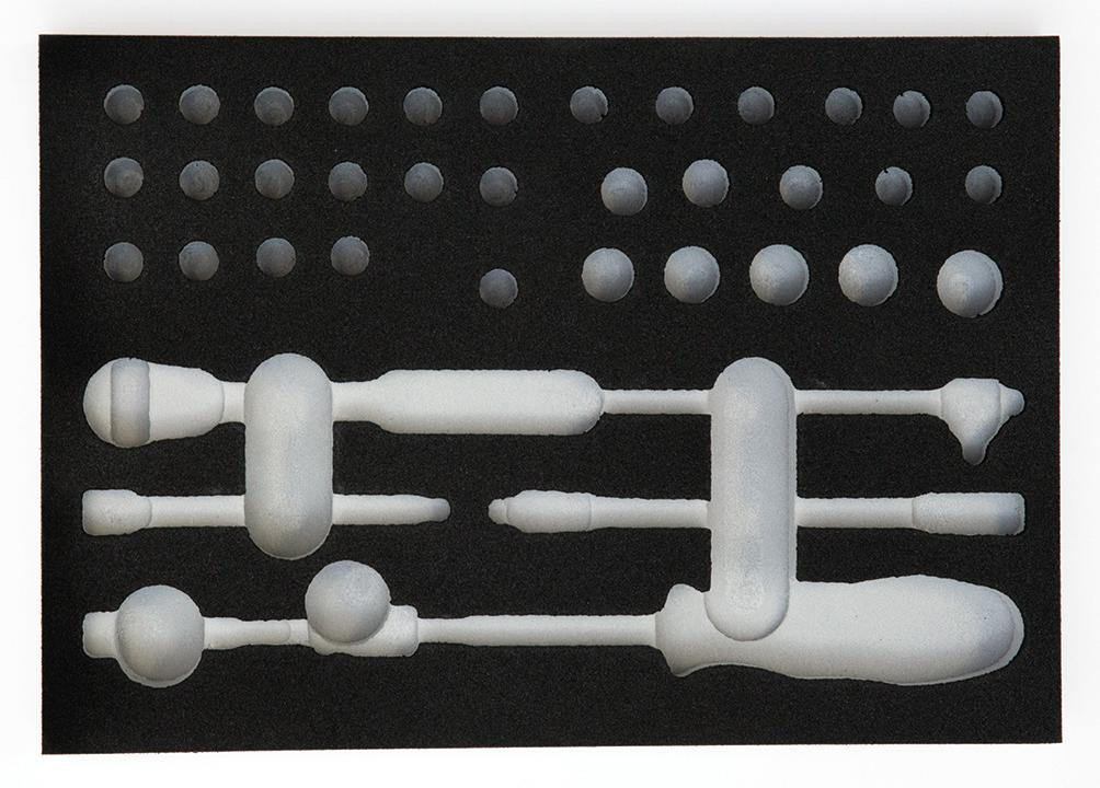 RECA Inlett 1/4 mit Laserung Steckschlüssel-Satz 1/4" 40-teilig