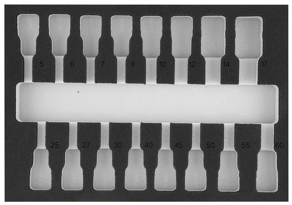 RECA Inlett 1/4 mit Laserung Steckschlüssel ISK/TX 1/2" lange Ausführung