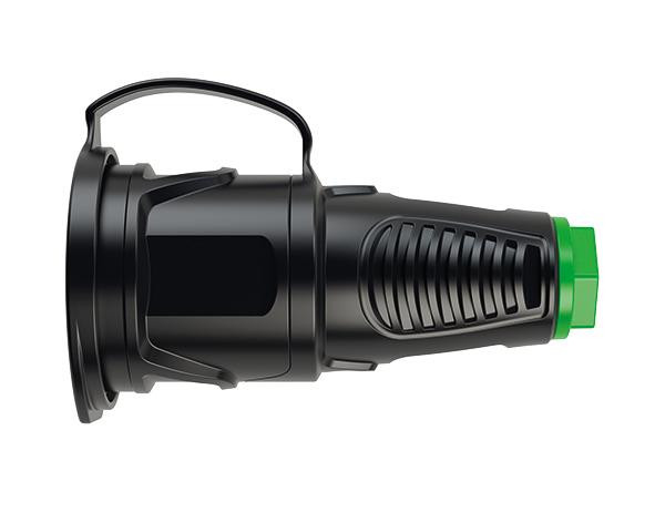 Kupplung Gummi mit Deckelband französisch /belgisch 250 Volt, 16A, IP54