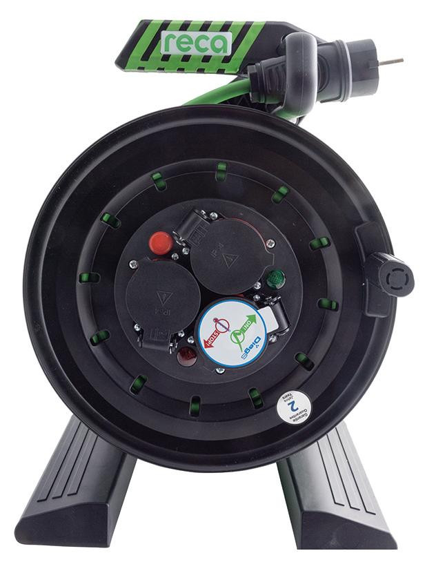 RECA Generation 7 Kabeltrommel 250 V, 3 x 1,5 mm², 33 m