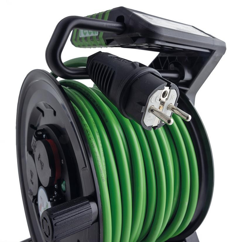 RECA Generation 7 Kabeltrommel 250 V, 3 x 1,5 mm², 33 m