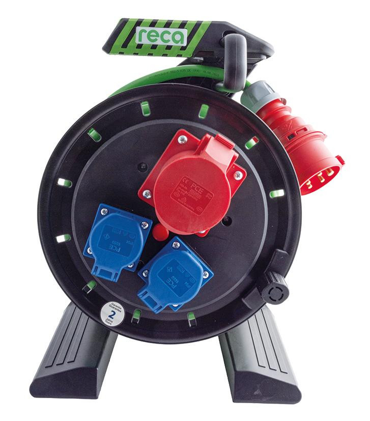 RECA Generation 7 Kabeltrommel 250/ 400 V, 5 x 2,5 mm², 20 m