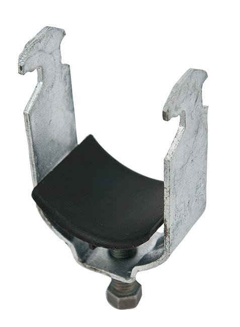 Bügelschelle mit Kunststoffwanne 34 - 40 mm Hammerkopffuß