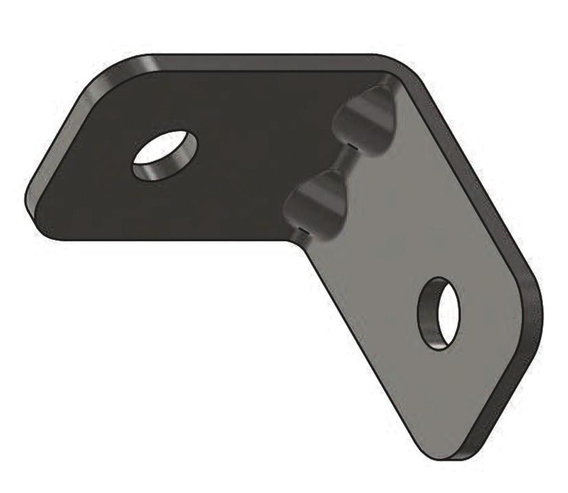 recamo Zahnschienen-Winkel - Stahl - verzinkt - Typ 41 - 90° - 62 X 62