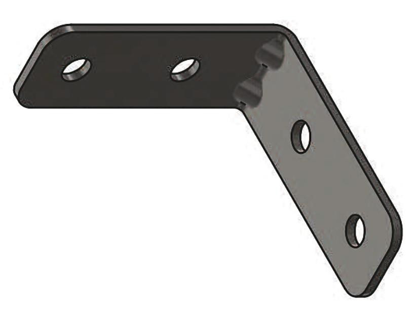 recamo Zahnschienen-Winkel - Stahl - verzinkt - Typ 41 - 90° - 110 X 110