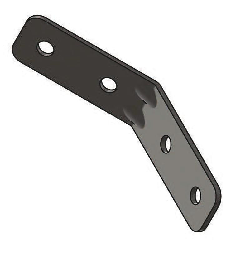 recamo Zahnschienen-Winkel - Stahl - verzinkt - Typ 41 - 135° - 100 X 100
