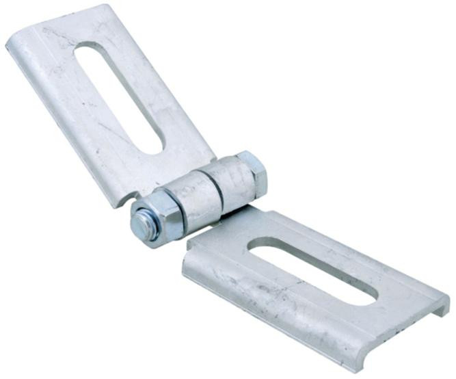 recamo Zahnschienen-Gelenkverbinder - Stahl - verzinkt - Typ 41 - 40 X 80
