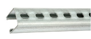 recamo Zahnschiene - Stahl - verzinkt - 41 X 41 X 2,5 - Länge 3m