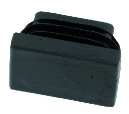 recamo Zahnschienen-Endkappe - Polyethylen - schwarz - 41/21