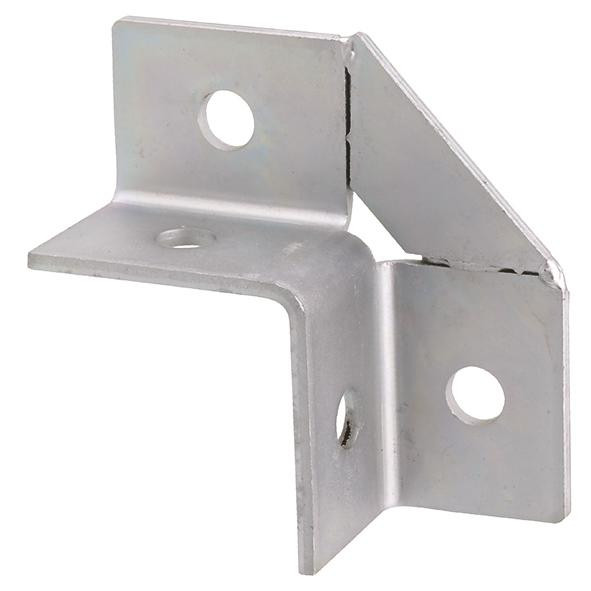 recamo Zahnschienen-Winkelverbinder - Stahl - verzinkt - Typ 41 - 90° 2D - 105 X 105