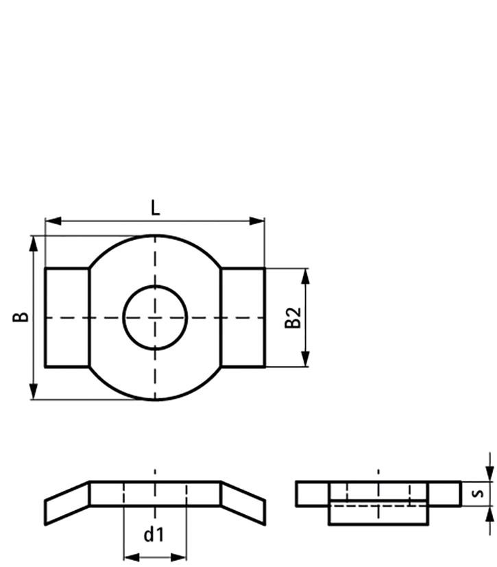 recamo ZS-Push-Unterlegscheibe - Stahl - verzinkt - 37 X 28 - Ø 10,5mm