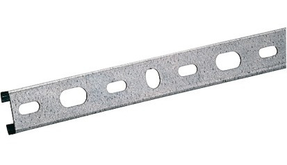 recamo Zahnschiene - Stahl - verzinkt - 41 X 21 X 2 - Länge 3m