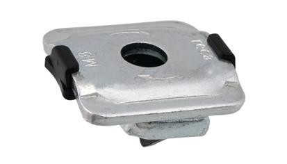 recamofix Montageschienen-Schnellbefestiger - Stahl - verzinkt - 27/28 - M 10