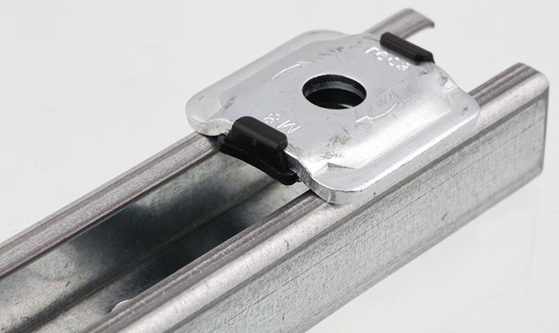 recamofix Montageschienen-Schnellbefestiger - Stahl - verzinkt - 27/28 - M 10