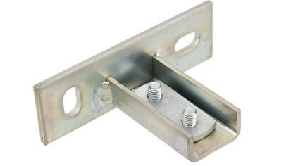 recamo Montageschienen-Schienenschuh - Stahl - verzinkt - horizontal - vormontiert - 27/28