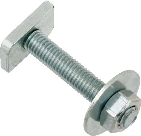 recamo Montageschienen-Hammerkopfschrauben - Stahl - verzinkt - 38/40 - M 8 X 60