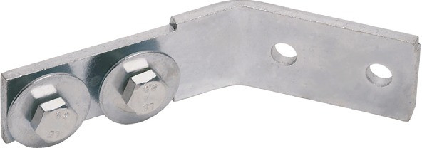 recamo Montageschienen-Winkel - Stahl - verzinkt - 38/40 - 135° - 105 X 75