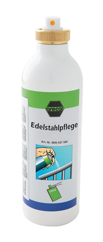 RECA arecal Fillup Edelstahlpflege Leerdose 500 ml