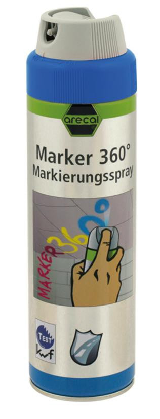 RECA arecal Marker 360° blau 500 ml