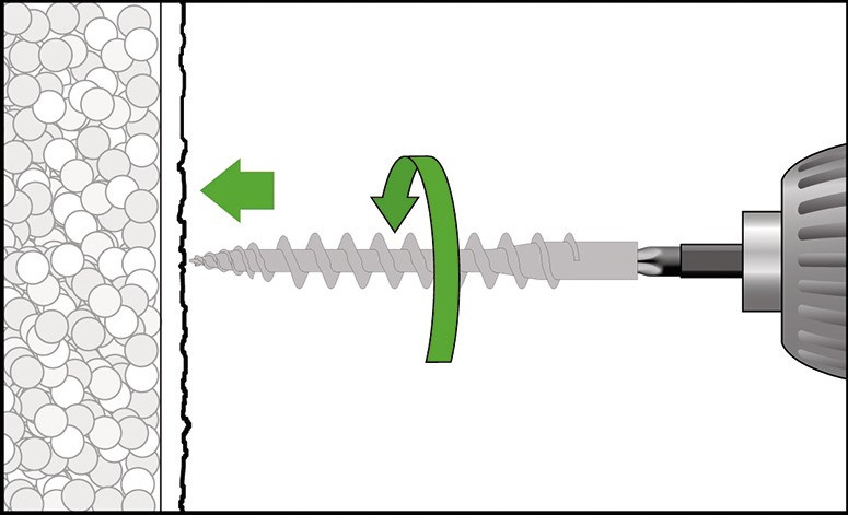 Isolierschraubdübel IPSD - telegrau RAL 7045 - Länge 80mm