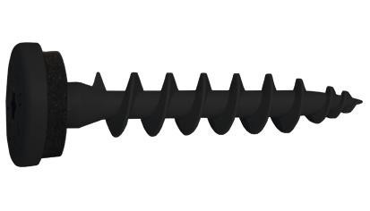 Isolierschraubdübel IPS-H - schwarz RAL 9017 - Länge 55mm