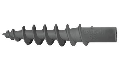 Isolierschraubdübel IPSD-H - telegrau RAL 7045 - Länge 55mm