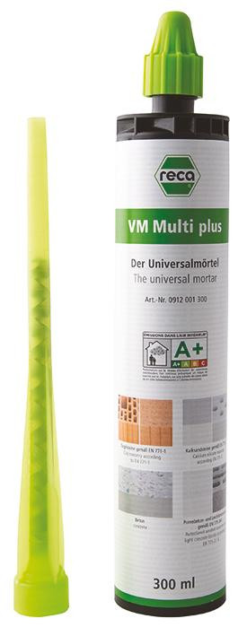 Injektionsmörtel VM Multi plus - inkl. Statikmischer - 300ml