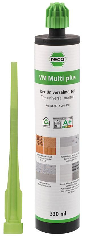 Injektionsmörtel VM Multi plus - inkl. Statikmischer - 330ml