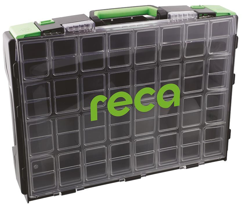 RECA Viso Systemkoffer 8.4.1 transparent mit Raster leer