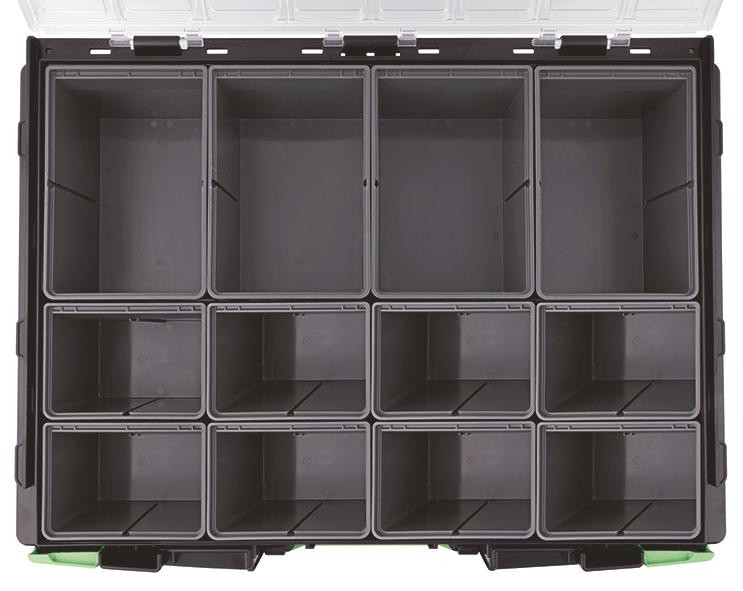 RECA Viso Systemkoffer 8.4.2 TR inkusive 12 Leerboxen