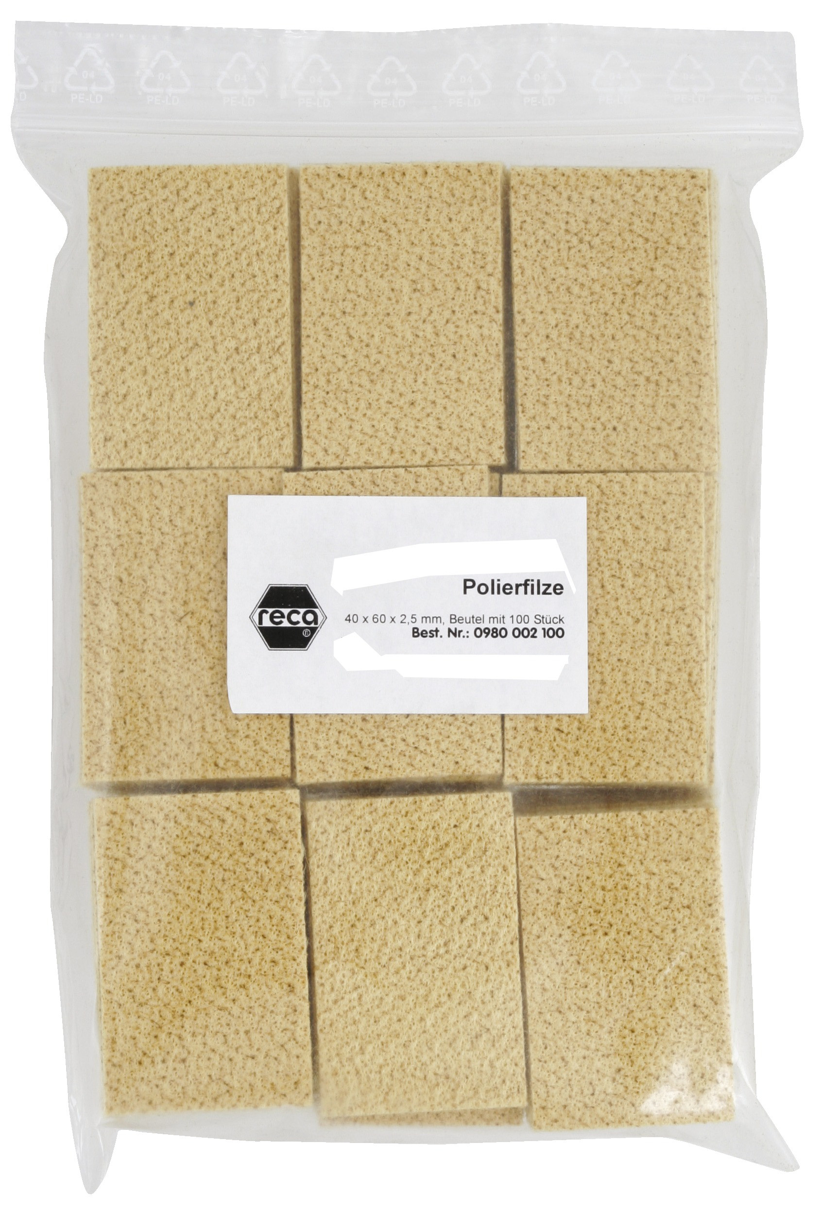 RECA Signierfilzrolle 1000 x 60 x 2,6 mm