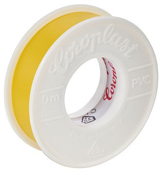Isolierband, gelb, Länge 10m, Breite 15 mm