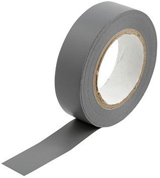 PVC-ISOLIERBAND GRAU 15MMx10M