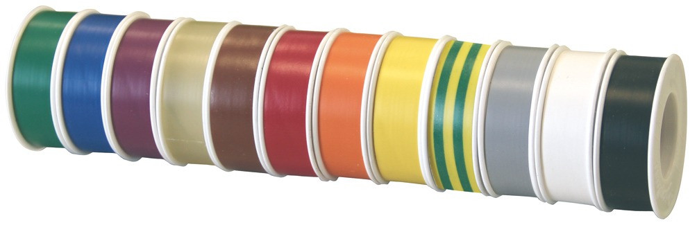 Isolierband, rot, Länge 10m, Breite 15 mm