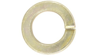 Federring DIN 127A - Federstahl - verzinkt gelb - M18=18,2mm