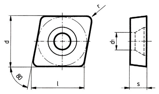 BÖHLERIT Wendeplatte CCMT 120408-MP LCP15T