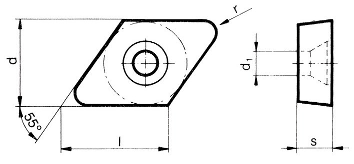 BÖHLERIT Wendeplatte DCMT 11T304-MP LCP15T