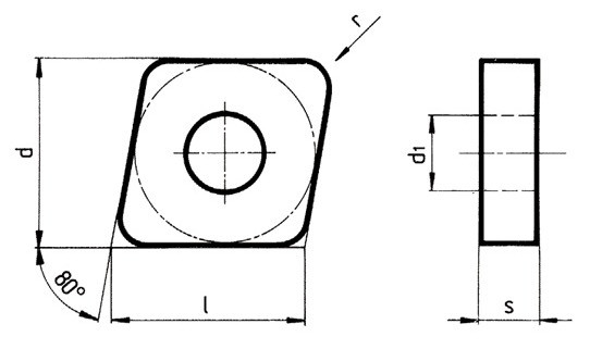 BÖHLERIT Wendeplatte CNMM 120408-RP LCP15T