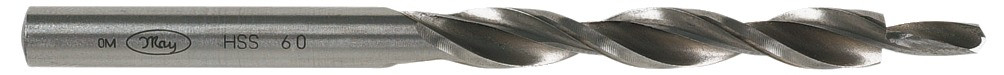 Mehrfasen-Stufenbohrer DIN 8376N HSS für Durchgangsloch 180° M6