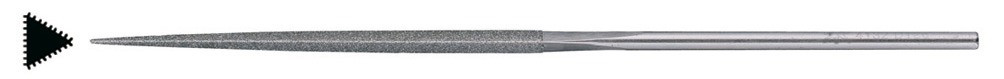 Diamant-Nadelfeile 140 mm D 126 dreikant