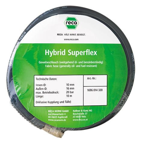 Hybrid Superflex Gewebeschlauch 10 Meter